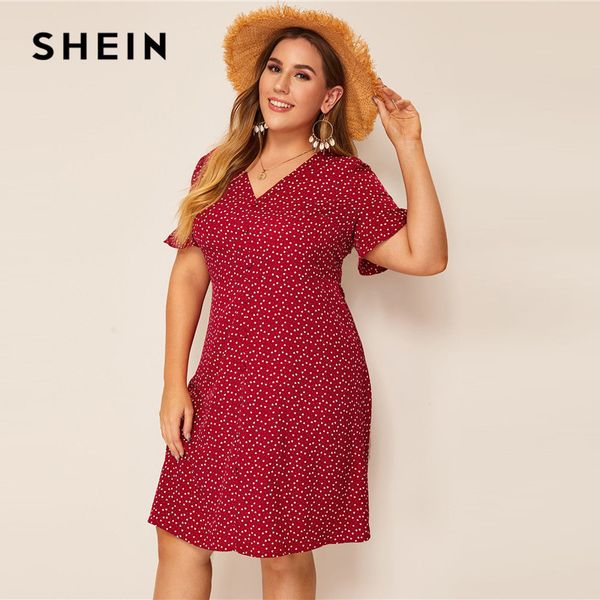 shein plus size heart print ruffle cuff button up dress women summer boho straight shift tunic flounce sleeve plus dresses, Black;gray
shein plus size heart print ruffle cuff button up dress women summer boho straight shift tunic flounce sleeve plus dresses, Black;gray