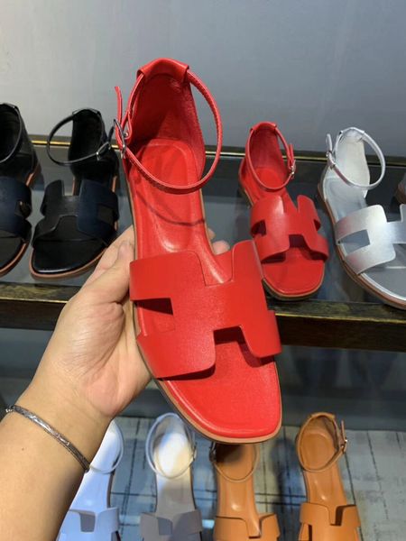 flat sandals women genuine leather shoes ankle buckle sandals women designer oran sandals red open toe outdoor shoes, Black
flat sandals women genuine leather shoes ankle buckle sandals women designer oran sandals red open toe outdoor shoes, Black