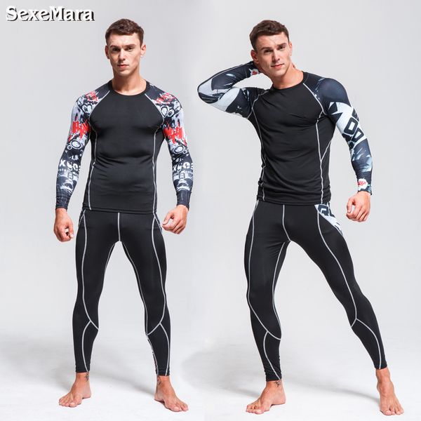 men's thermal underwear 2021 fitness mma compression shirt man rashguard male long johns crossfit bodybuilding sportswear running sets, Black;white
men's thermal underwear 2021 fitness mma compression shirt man rashguard male long johns crossfit bodybuilding sportswear running sets, Black;white