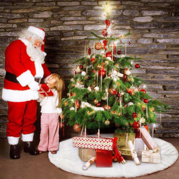 1pc 2020 new year decor floor mat white christmas round tree skirts apron christmas decoration for home carpet xmas tree skirts
1pc 2020 new year decor floor mat white christmas round tree skirts apron christmas decoration for home carpet xmas tree skirts