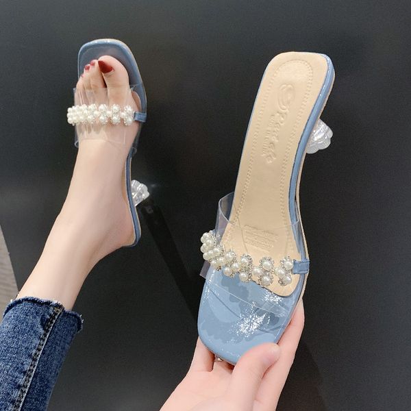 shoes woman 2020 string bead woman's slippers transparent heel thin heels heeled mules luxury slides jelly flip flops new high, Black
shoes woman 2020 string bead woman's slippers transparent heel thin heels heeled mules luxury slides jelly flip flops new high, Black