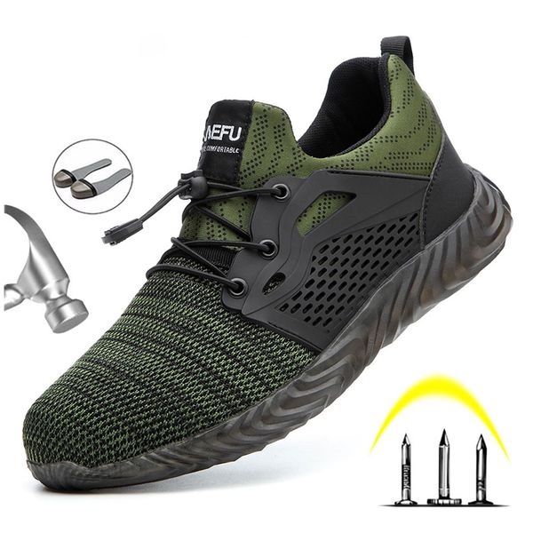 safety shoes boots for men male autumn breathable work shoes steel toe indestructible safety work boots sneakerssize 36-46, Black
safety shoes boots for men male autumn breathable work shoes steel toe indestructible safety work boots sneakerssize 36-46, Black