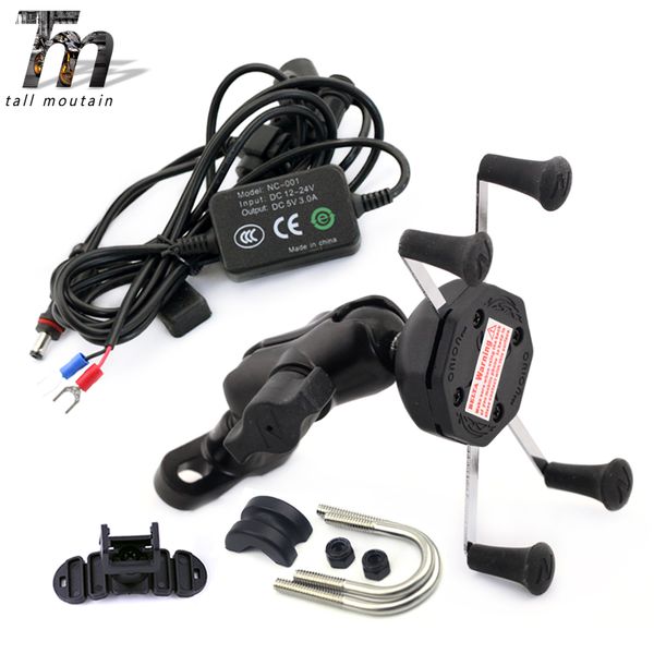 x-grip phone holder usb charger for bmw f800r f800gt f800gs f700gs f650gs f650 cs/st/funduro motorcycle gps navigation bracket
x-grip phone holder usb charger for bmw f800r f800gt f800gs f700gs f650gs f650 cs/st/funduro motorcycle gps navigation bracket