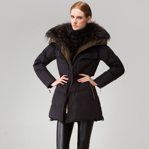 urmall) autumn winter women down parkas coats with raccoon fur collar 90% duck down fashion outerwear overcoat 3xl 4xl, Black
urmall) autumn winter women down parkas coats with raccoon fur collar 90% duck down fashion outerwear overcoat 3xl 4xl, Black