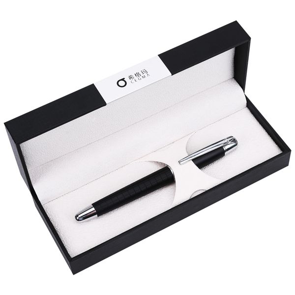 noble silver clip black fountian pen m&g lattice design nice quality 0.5mm fine nib business office gift ink pens
noble silver clip black fountian pen m&g lattice design nice quality 0.5mm fine nib business office gift ink pens