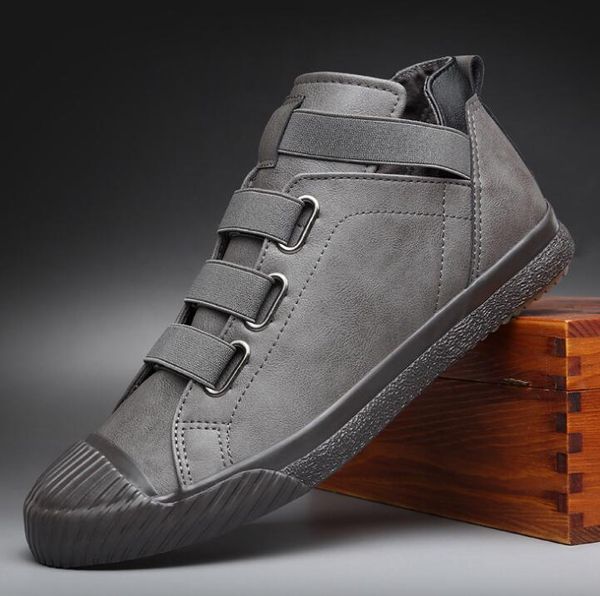 2020 spring new fashion men elastic band leather casual shoes leather shoes trend cool loafers, Black
2020 spring new fashion men elastic band leather casual shoes leather shoes trend cool loafers, Black