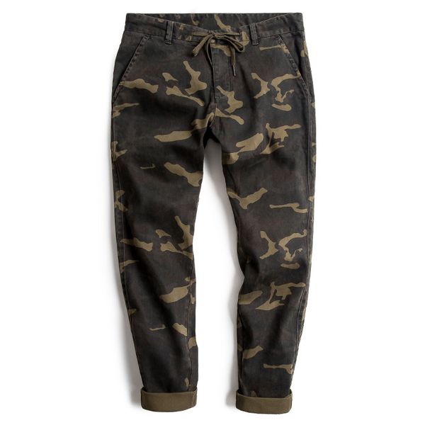2020 new slim tapered fit twill camo cargo pants with drawstring waist, Black
2020 new slim tapered fit twill camo cargo pants with drawstring waist, Black