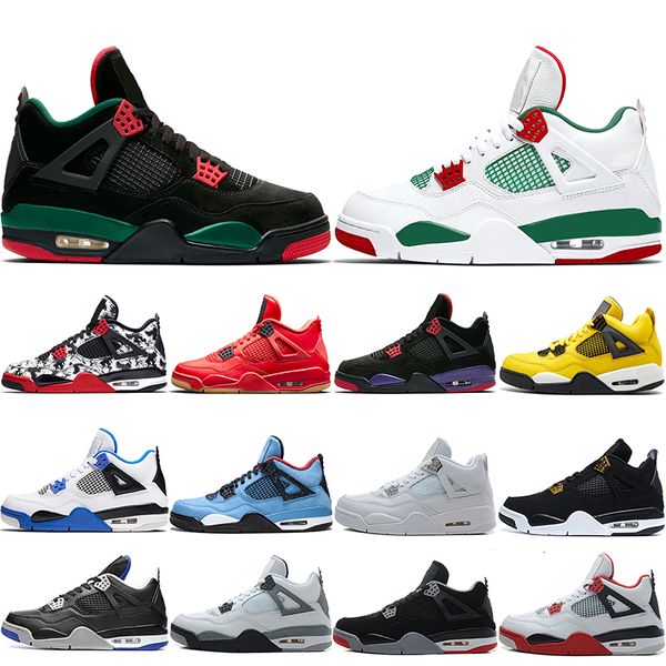 2019 bred 4 4s men basketball shoes og nrg raptors pure royalty black white cement lighting tattoo singles day sports sneakers size 41-47
2019 bred 4 4s men basketball shoes og nrg raptors pure royalty black white cement lighting tattoo singles day sports sneakers size 41-47