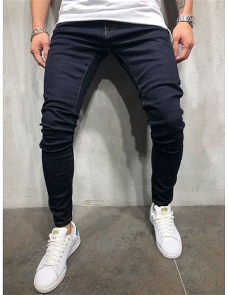 mens jeans solid color casual skinny jeans tapered hip hop washable tight denim fashion men s wear, Blue
mens jeans solid color casual skinny jeans tapered hip hop washable tight denim fashion men s wear, Blue