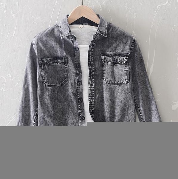 men's denim shirt spring autumn loose fashion mens shirts casual cowboy long sleeved jeans shirt men dress shellort xxxl, White;black
men's denim shirt spring autumn loose fashion mens shirts casual cowboy long sleeved jeans shirt men dress shellort xxxl, White;black