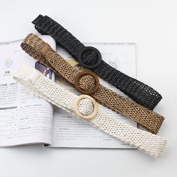 2020 fashion weave belt for women jeans dress solid color round buckle ladies waist belt hollow straw female decoration, Black;brown
2020 fashion weave belt for women jeans dress solid color round buckle ladies waist belt hollow straw female decoration, Black;brown