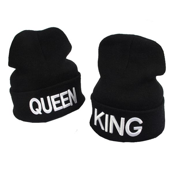 king queen letter embroidery knit couple hats hip style skullies bonnet hats for men women beanie ski black sports men hat
king queen letter embroidery knit couple hats hip style skullies bonnet hats for men women beanie ski black sports men hat