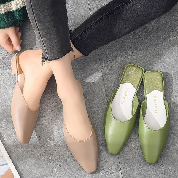 women sandals summer low heel shoes spring summer women square head wear square heel half slipper slip-on party shoes #0602, Black
women sandals summer low heel shoes spring summer women square head wear square heel half slipper slip-on party shoes #0602, Black