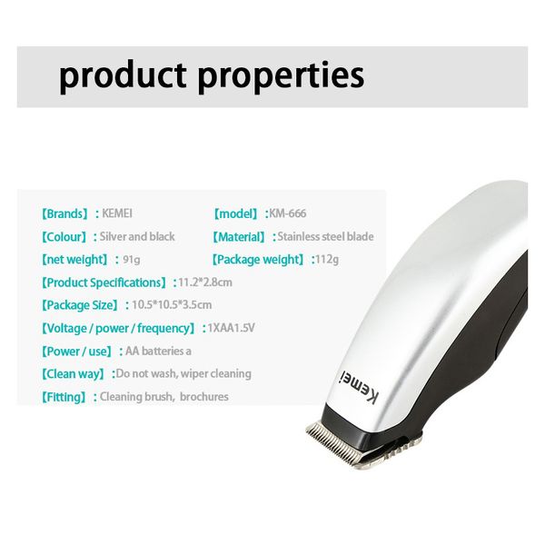 kemei newly design electric hair clipper mini hair trimmer cutting machine beard barber razor for men style tools km-666 bwkf ououq
kemei newly design electric hair clipper mini hair trimmer cutting machine beard barber razor for men style tools km-666 bwkf ououq