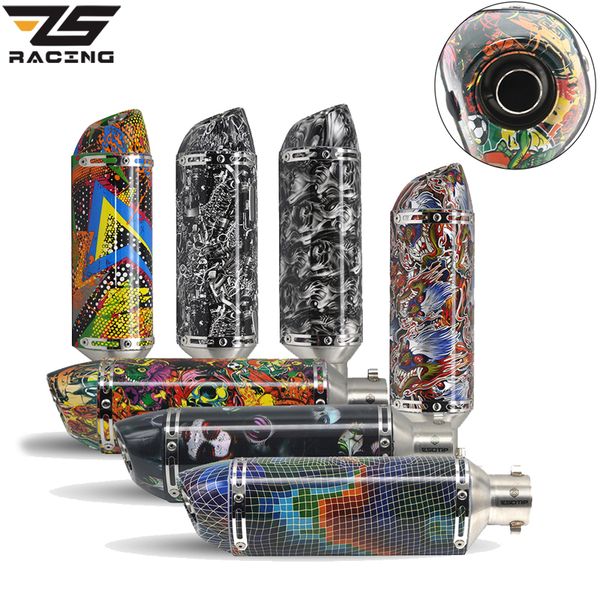zs racing motorcycle graffiti exhaust universal akrapovic muffler motorbike 51mm inlet exhaust for trk 502 ltz 400 db killer
zs racing motorcycle graffiti exhaust universal akrapovic muffler motorbike 51mm inlet exhaust for trk 502 ltz 400 db killer