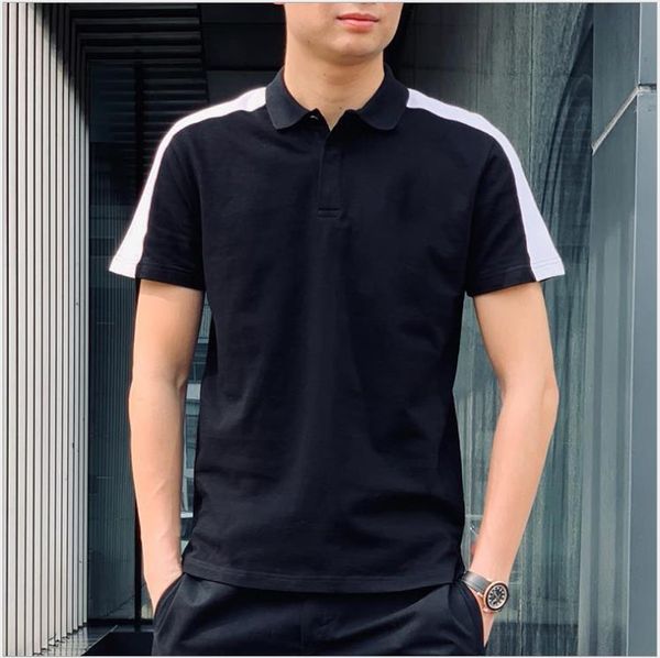 2019 summer new trend breathable t-shirt business casual lapel hood urban youth sports short-sleeved polo shirt, White;black
2019 summer new trend breathable t-shirt business casual lapel hood urban youth sports short-sleeved polo shirt, White;black
