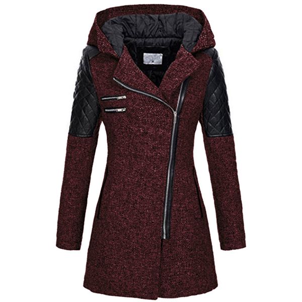 plus size s-5xl winter women wool coat patchwork warm thick parka slim long jacket overcoat zipper female hooded long coat#g30, Black
plus size s-5xl winter women wool coat patchwork warm thick parka slim long jacket overcoat zipper female hooded long coat#g30, Black