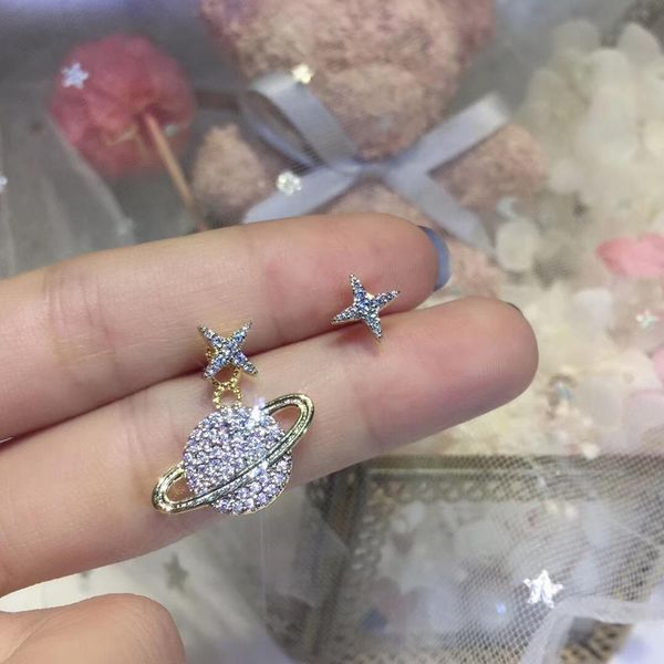 fashion creative asymmetrical star moon earring sparkling cz zircon planet stud earring for women 925 sterling silver11, Golden;silver
fashion creative asymmetrical star moon earring sparkling cz zircon planet stud earring for women 925 sterling silver11, Golden;silver