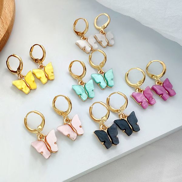 fashion women butterfly long drop earrings animal ear stud earrings sweet colorful acrylic earrings statement for women party jewelry, Silver
fashion women butterfly long drop earrings animal ear stud earrings sweet colorful acrylic earrings statement for women party jewelry, Silver