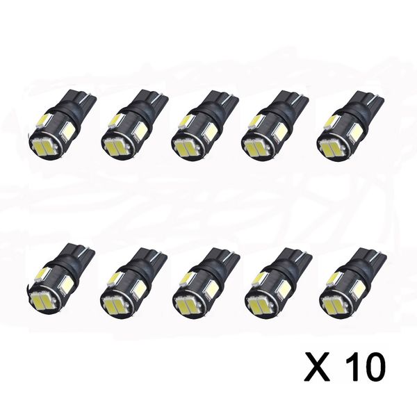 aglint 100pcs/lot factory auto car styling t10 w5w 194 168 led bulbs car interior reading dome trunk courtesy lights white 12v
aglint 100pcs/lot factory auto car styling t10 w5w 194 168 led bulbs car interior reading dome trunk courtesy lights white 12v