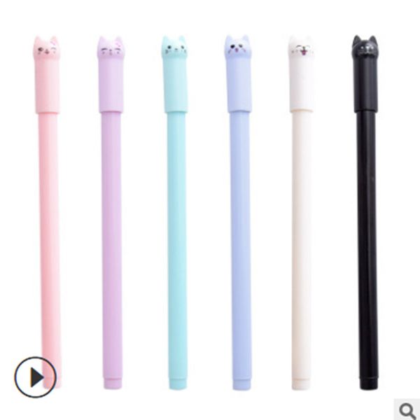 creative cartoon cute tail cat neutral black water pen student stationery neutral pen wholesale
creative cartoon cute tail cat neutral black water pen student stationery neutral pen wholesale
