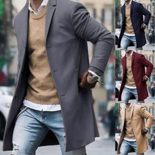 hirigin men coat winter trench coat outwear overcoat long sleeve button up jacket casual sweater slim fit long sleeve knitted, Black
hirigin men coat winter trench coat outwear overcoat long sleeve button up jacket casual sweater slim fit long sleeve knitted, Black