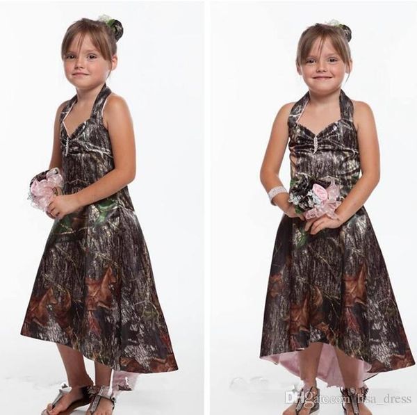 new halter camo flower girl dresses high low outdoor country girls kids wedding party wear hi-lo summer, White;blue
new halter camo flower girl dresses high low outdoor country girls kids wedding party wear hi-lo summer, White;blue