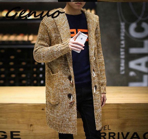 2019 autumn winter new men's long sweatercoat solid color long sleeve hooded sweater coat outerwear men casual sweater cardigan, White;black
2019 autumn winter new men's long sweatercoat solid color long sleeve hooded sweater coat outerwear men casual sweater cardigan, White;black