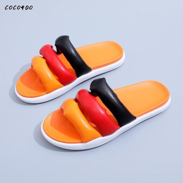 one word tow wear 2020 spring and summer new sandals fashion candy-colored slippers ins tide students simple beach shoes, Black
one word tow wear 2020 spring and summer new sandals fashion candy-colored slippers ins tide students simple beach shoes, Black