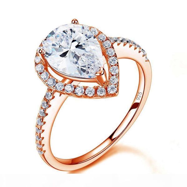 изысканный обручальное кольцо с драгоценными камнями 2 ct груша cut sterling 925 серебряная роза позолоченные кольца свадебные promise236, Silver
изысканный обручальное кольцо с драгоценными камнями 2 ct груша cut sterling 925 серебряная роза позолоченные кольца свадебные promise236, Silver