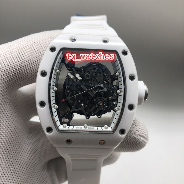 men's sports watch wristwatch white ceramic bezel watch white rubber strap watch automatic mechanical watches, Slivery;brown
men's sports watch wristwatch white ceramic bezel watch white rubber strap watch automatic mechanical watches, Slivery;brown