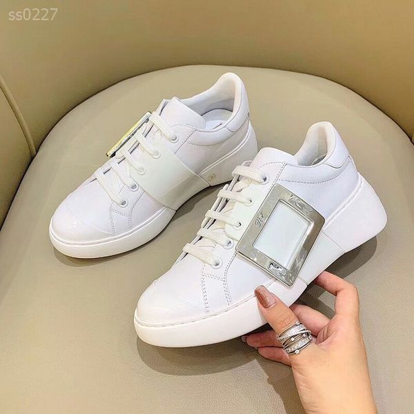 trend spring and autumn winter square buckle white shoes women leather thick-soled sneakers wild leisure factory direct sales, Black
trend spring and autumn winter square buckle white shoes women leather thick-soled sneakers wild leisure factory direct sales, Black