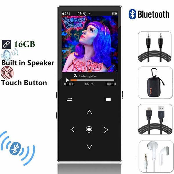 16gb bluetooth mp3 player touch key hifi mp3 music player 1.8 inch screen with speaker, fm radio, voice recorder audio player
16gb bluetooth mp3 player touch key hifi mp3 music player 1.8 inch screen with speaker, fm radio, voice recorder audio player