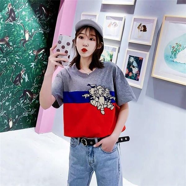 2020 new womens luxury shirts summer brand tshirts short sleeve mens womens tees fashion streetwear mens clothing two colors b1015254t, Black;brown
2020 new womens luxury shirts summer brand tshirts short sleeve mens womens tees fashion streetwear mens clothing two colors b1015254t, Black;brown