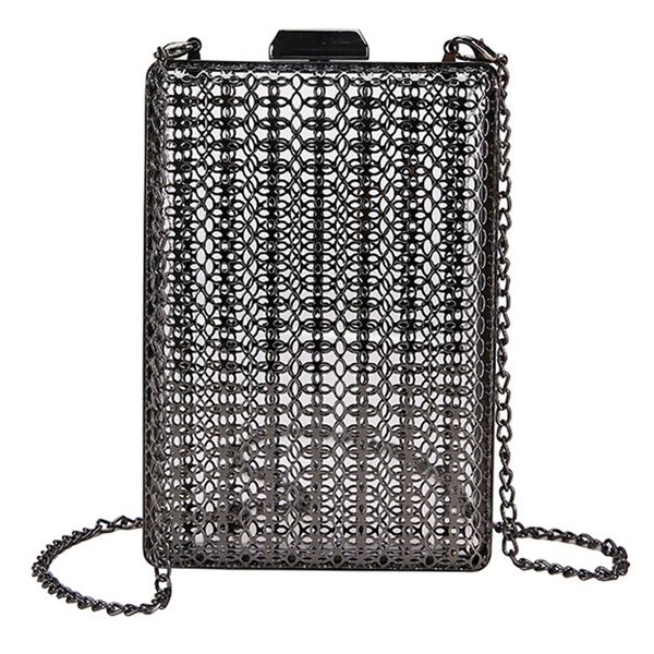 fashion style metal hollow women's evening bag shoulder crossbody bags clutch cage handbag
fashion style metal hollow women's evening bag shoulder crossbody bags clutch cage handbag
