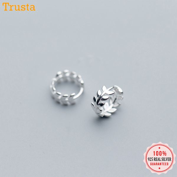 trusta real 925 sterling silver earrings for women plant leaf small hoop earring wedding earings fashion jewelry gift dt82, Golden;silver
trusta real 925 sterling silver earrings for women plant leaf small hoop earring wedding earings fashion jewelry gift dt82, Golden;silver