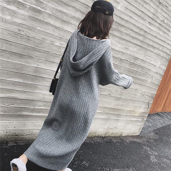 oversize thick long coarse warm sweater dress women autumn winter female casual loose knit straight hooded sweater dress, Black;pink
oversize thick long coarse warm sweater dress women autumn winter female casual loose knit straight hooded sweater dress, Black;pink
