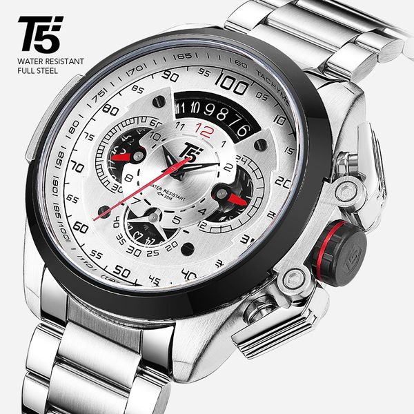 t5 brand luxury black gold male watch military quartz sport wrist watch men chronograph waterproof mens watches sport wristwatch cj191213, Slivery;brown
t5 brand luxury black gold male watch military quartz sport wrist watch men chronograph waterproof mens watches sport wristwatch cj191213, Slivery;brown
