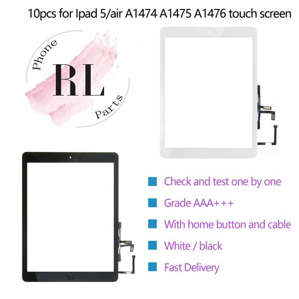 10шт для IPad 5 Ipad воздуха A1474 сенсорный дигитайзер Ассамблеи экран с Home Button Flex кабель Ribblin и клейкие наклейки запасных частей
10шт для IPad 5 Ipad воздуха A1474 сенсорный дигитайзер Ассамблеи экран с Home Button Flex кабель Ribblin и клейкие наклейки запасных частей
