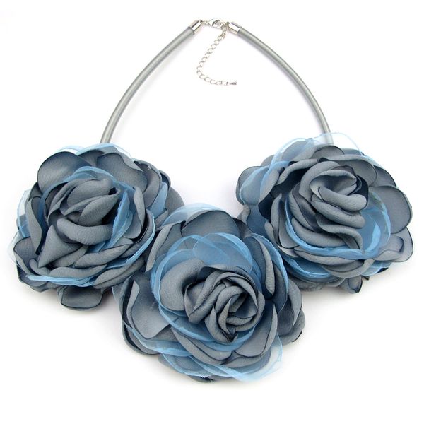 accessories sweater chain exaggerated handmade fabric flower necklace ladies elegant clothing accessories women necklace, Silver
accessories sweater chain exaggerated handmade fabric flower necklace ladies elegant clothing accessories women necklace, Silver