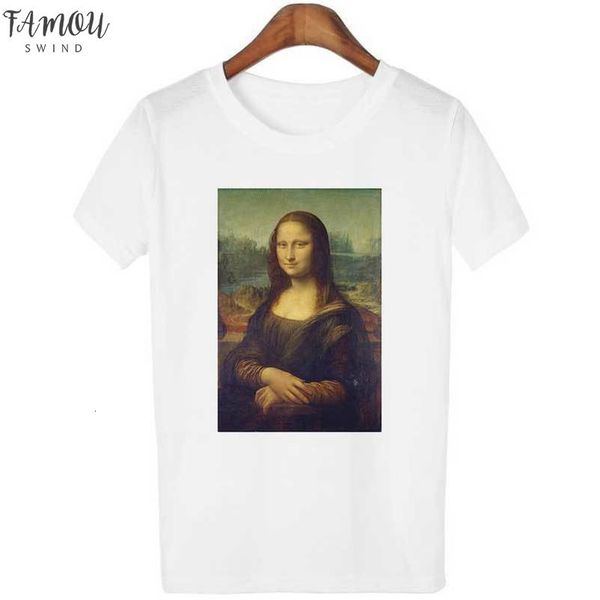2020 new arrive korean aesthetic female t shirt style fashion mona lisas smile tshirt women t shirt kpop streetwear, White
2020 new arrive korean aesthetic female t shirt style fashion mona lisas smile tshirt women t shirt kpop streetwear, White