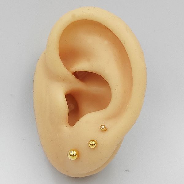 925 sterling silver small ball studs plain gold silver earring 2mm 3mm 4mm 3pair/set, Golden;silver
925 sterling silver small ball studs plain gold silver earring 2mm 3mm 4mm 3pair/set, Golden;silver