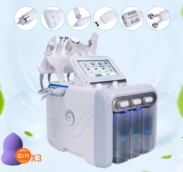 home use multifunctional 6 in 1 h2-o2 hydro facial lifting machine microdermabrasion dermabrasion vacuum skin cleaning oxygen spray device, Black;white
home use multifunctional 6 in 1 h2-o2 hydro facial lifting machine microdermabrasion dermabrasion vacuum skin cleaning oxygen spray device, Black;white