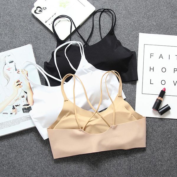 viscose seemless cross belt beauty back bra solid anti-exposure versatile base tube wrap-around with chest pad /30, White;black
viscose seemless cross belt beauty back bra solid anti-exposure versatile base tube wrap-around with chest pad /30, White;black