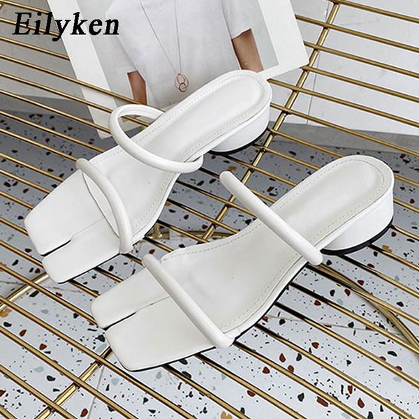 eilyken 2020 new summer women's slipper fashion narrow sandals elegant square toe high heels ladies slides shoes, Black
eilyken 2020 new summer women's slipper fashion narrow sandals elegant square toe high heels ladies slides shoes, Black