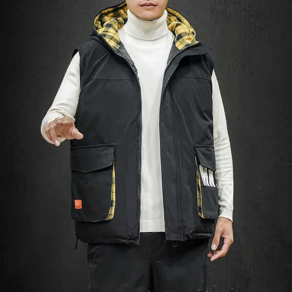 m-5xl bodywarmer sleeveless jacket men casual vest men brand gilet mens warm vest hooded down warm plaid cargo mens gillet, Black;white
m-5xl bodywarmer sleeveless jacket men casual vest men brand gilet mens warm vest hooded down warm plaid cargo mens gillet, Black;white