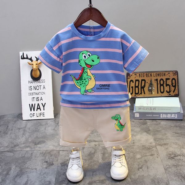 summer children fashion clothing baby boy girls strips dinosaur t shirt shorts 2pcs/sets kids clothes toddler casual sportswear, White
summer children fashion clothing baby boy girls strips dinosaur t shirt shorts 2pcs/sets kids clothes toddler casual sportswear, White