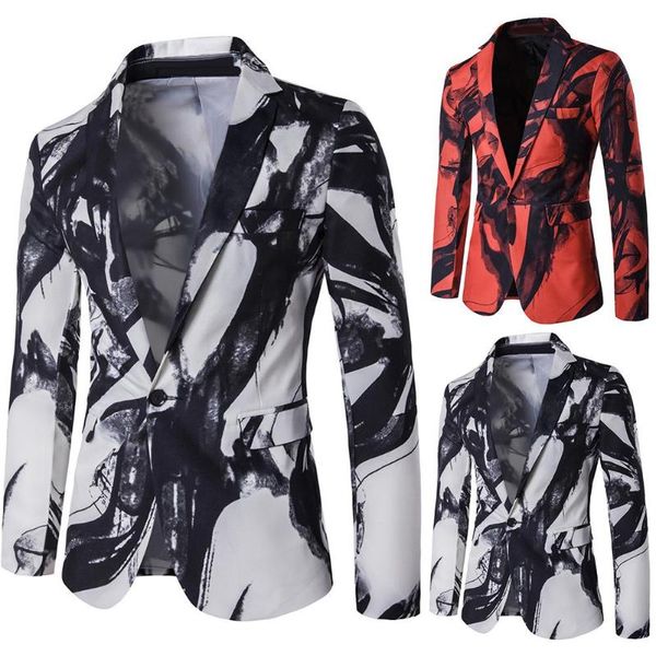 мода мужской костюм blazer одной кнопки чернила для печати мужской blazer куртка китайского стиля пламя печати vintage подходит luxury форма, White;black
мода мужской костюм blazer одной кнопки чернила для печати мужской blazer куртка китайского стиля пламя печати vintage подходит luxury форма, White;black