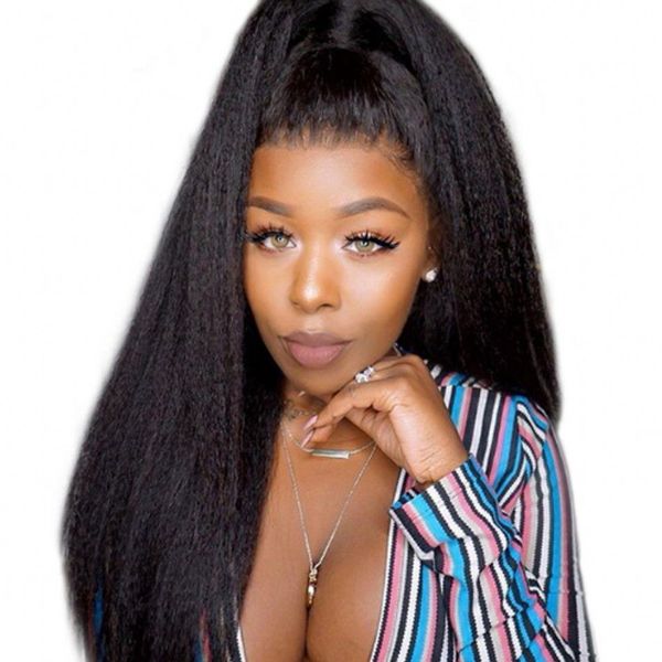 malaysian kinky straight 360 lace frontal wigs for balck women coarse yaki virgin human hair wig swiss lace, Black;brown
malaysian kinky straight 360 lace frontal wigs for balck women coarse yaki virgin human hair wig swiss lace, Black;brown