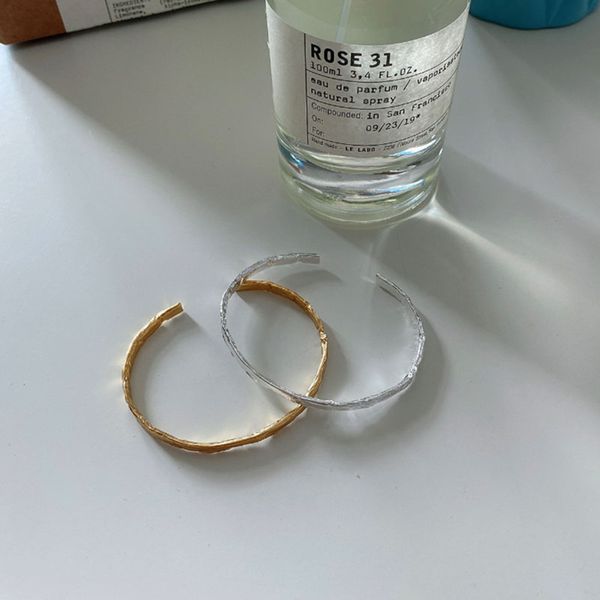 korean fashion simple personality sterling silver 925 women's irregular concave-convex gold foil bracelet jewelry, Black
korean fashion simple personality sterling silver 925 women's irregular concave-convex gold foil bracelet jewelry, Black